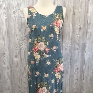 𝅺k Studio Sleeveless Maxi Dress Floral Print Size 10